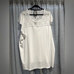 White Lace Tee